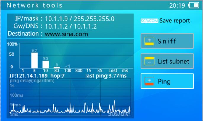Network Tools--Ping Features